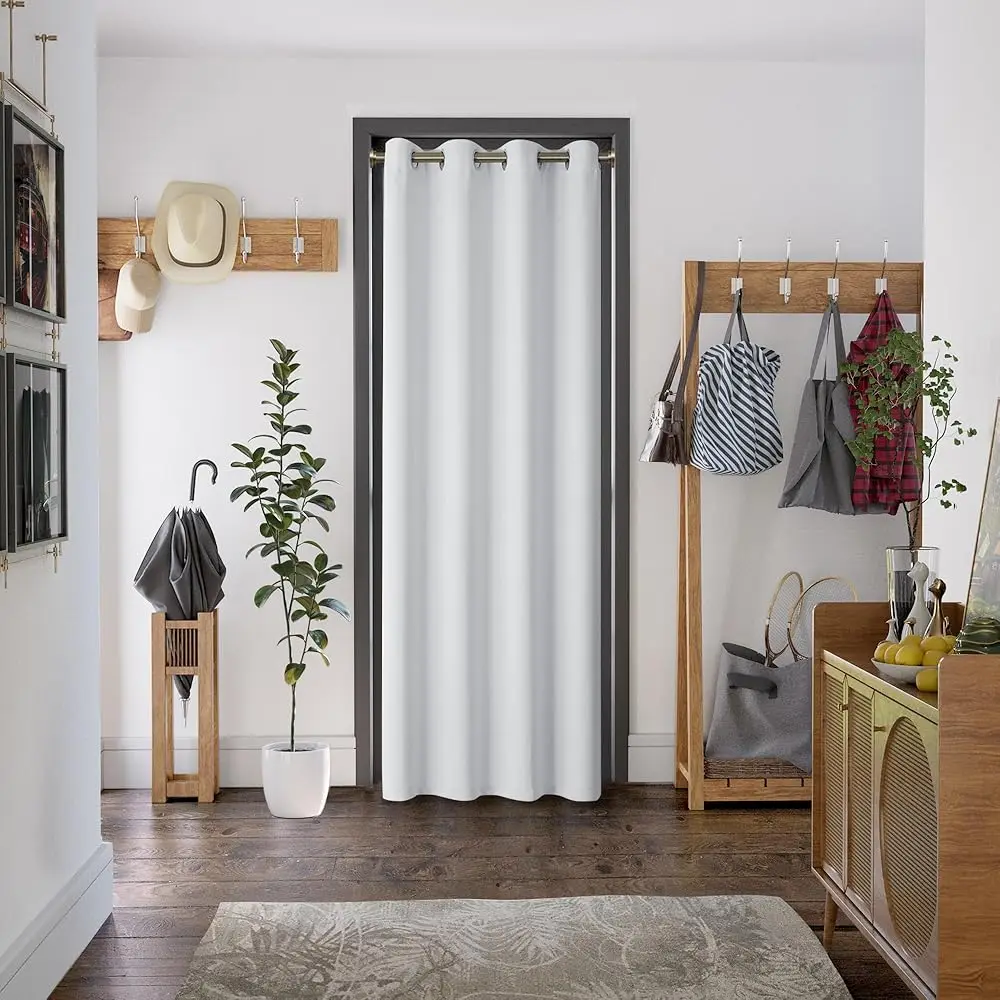 

Room Darkening Ain 84 H Long For Living Room, Grommet Thermal Insulation Window Treatment Ain For Bedroom, 1 Panel, 52 X 84 H,