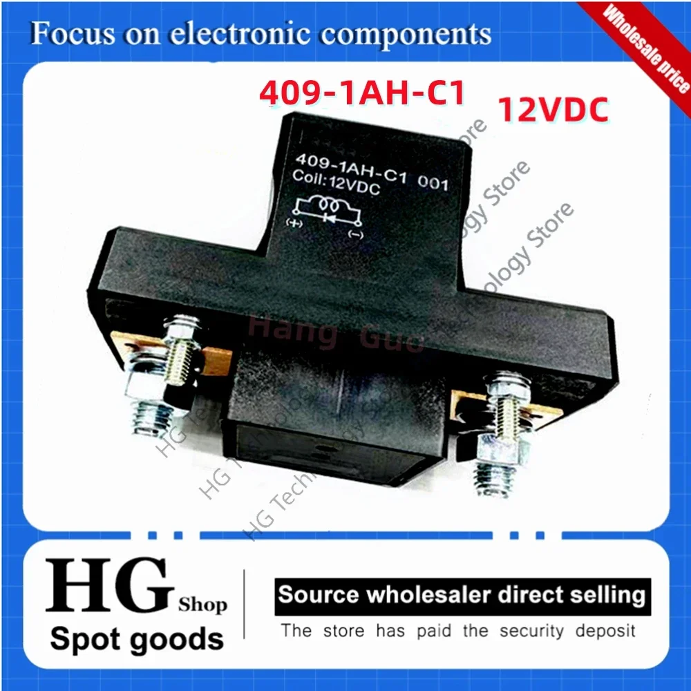 

Original new 409-1AH-V1 409-1AH-C1 12VDC 24VDC Power Main switch 200A 12V 24V starting Relay