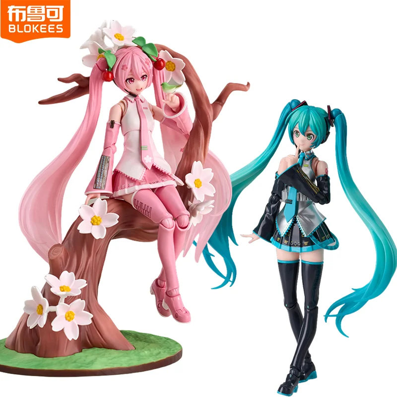 Blokees originaux Sakura Miku Hatsune Miku figurines belle fille articulations mobiles Collection
