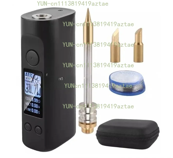 75W LED Large Screen Wireless Soldering Iron, USB Rechargeable Portable Electric Soldering Iron for Household