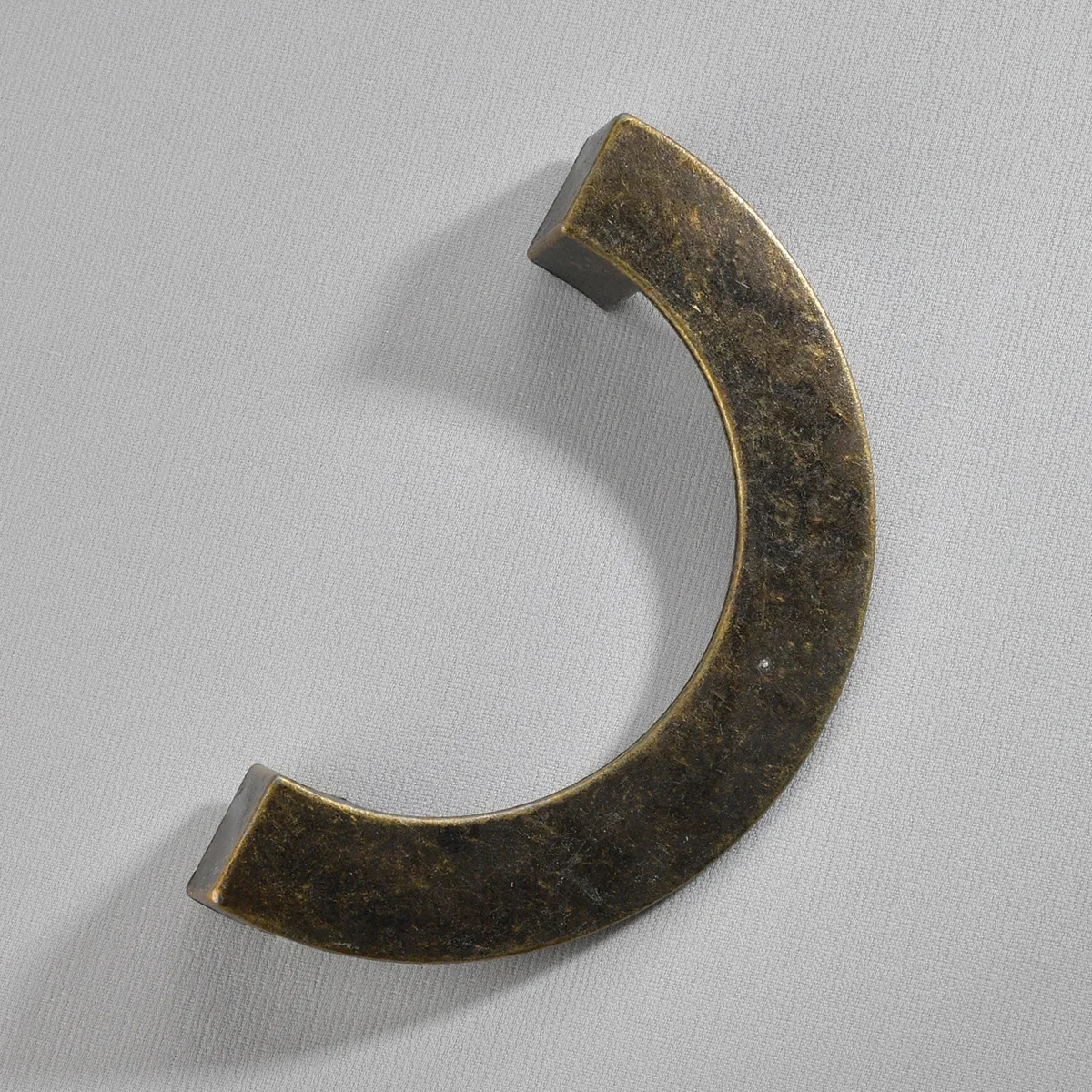 458 hole distance 95mm semicircular antique bronze handle wardrobe door semicircular American shoe cabinet handle