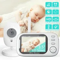 New 3.5 inch Wireless Video Baby Monitor Night Vision Temperature Monitoring 2 Way Audio Talk Baby Nanny Security Camera