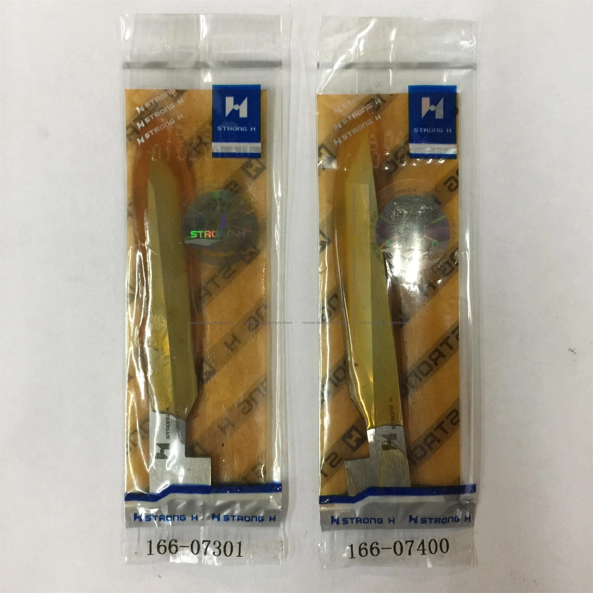 1PCS 166-07301 166-07400 Blade Strong H Left and Right Knife Upper Angle Cutter for Juki APW-192 195 895 Bag Opening Sewing