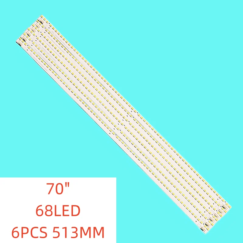 

6pcs/set 68lamps New LED Backlight strip for Sharp 70 inch TV LCD-70LX840A LC-70LE745U LC-70C8470U SLED 2011SSP70 Y 68 5630