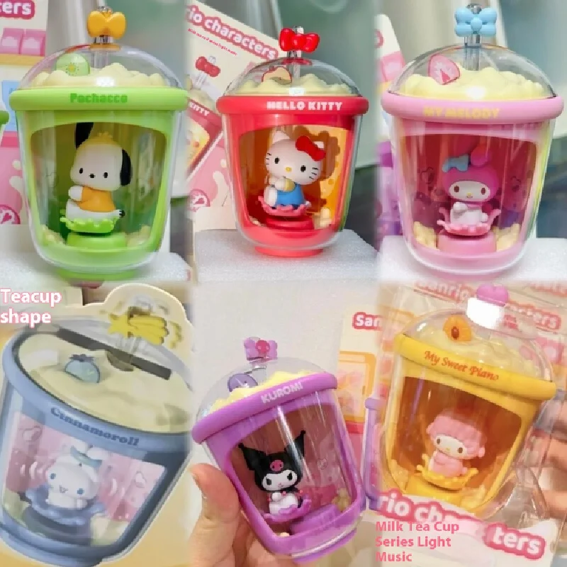 

Authentic Milk Tea Cup Series Light Dynamic Music Blind Box Trendy Play Creative Cute Handmade Gift For Women'S Birthday