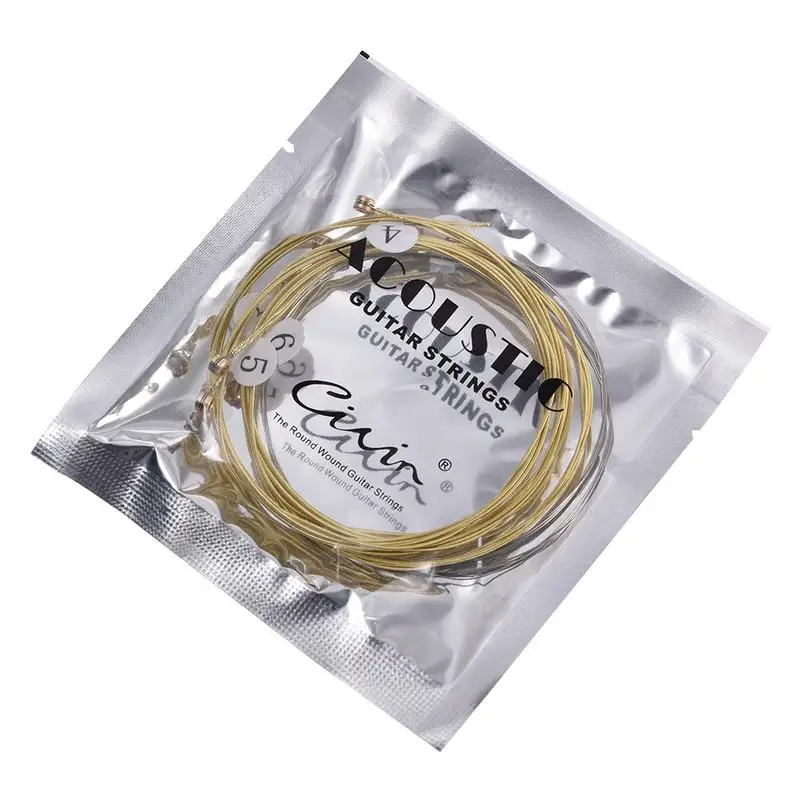 JEString-Cordes de remplacement pour JEPerDevices, en bois acoustique, pour débutants, 6 pièces