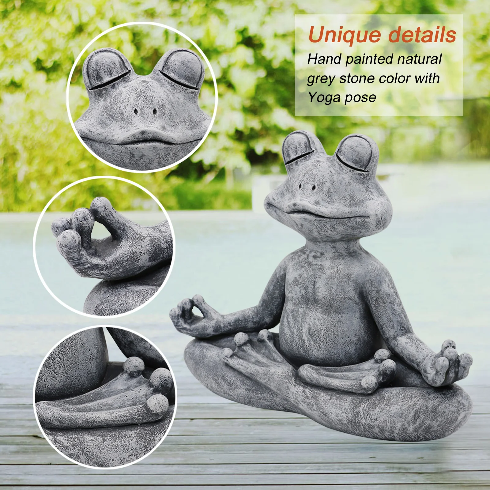Statue de grenouille de yoga d - Home Decor Za avis et prix