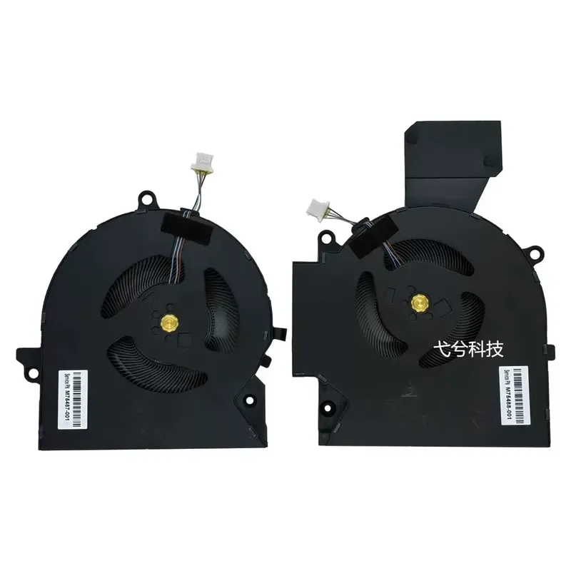 Original Fan for HP Shadow Genie 7 8 OMEN 16-B 16-C TPN-Q265 Q267