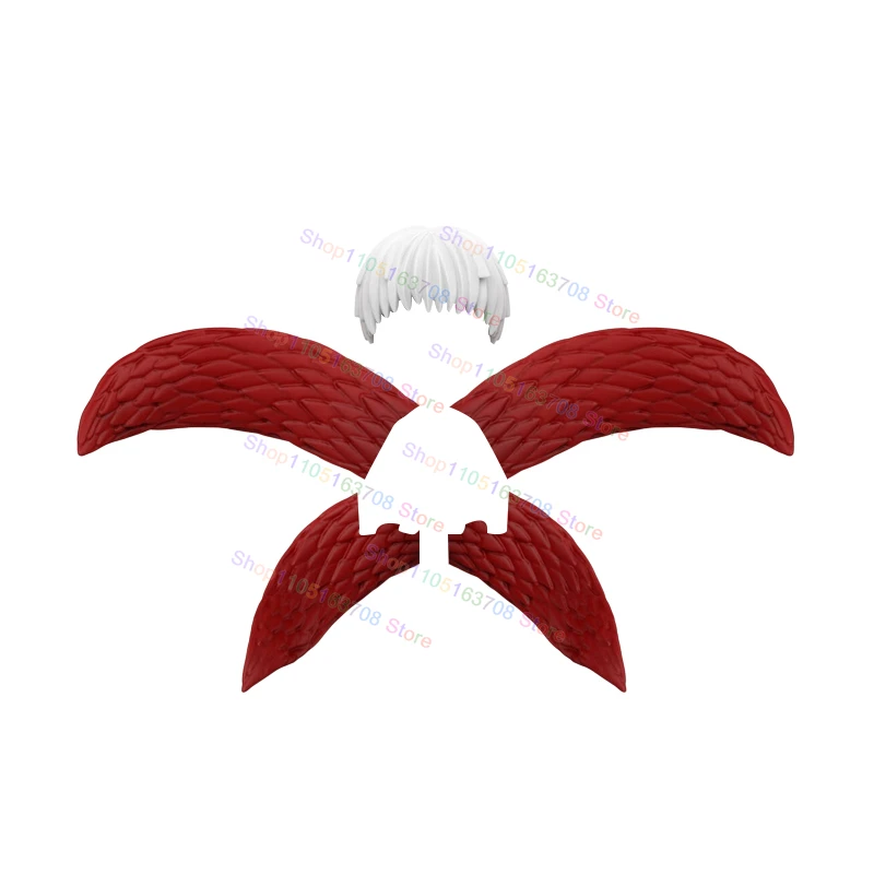 Anime Cartoon special effects Red Wings Assemble Scene Bricks mini Action Figure Children's Toys Gifts AC0004 0005 0006