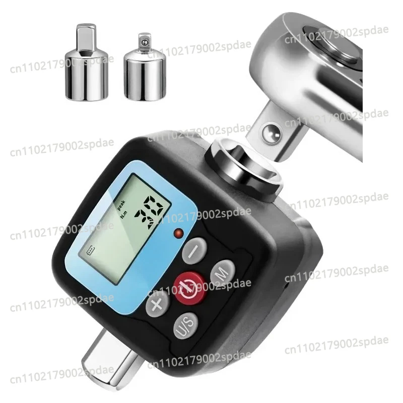 1/2"1/4 Digital Torque Wrench Adapter Precision Electronic  Tool Converter Meter with LCD Display
