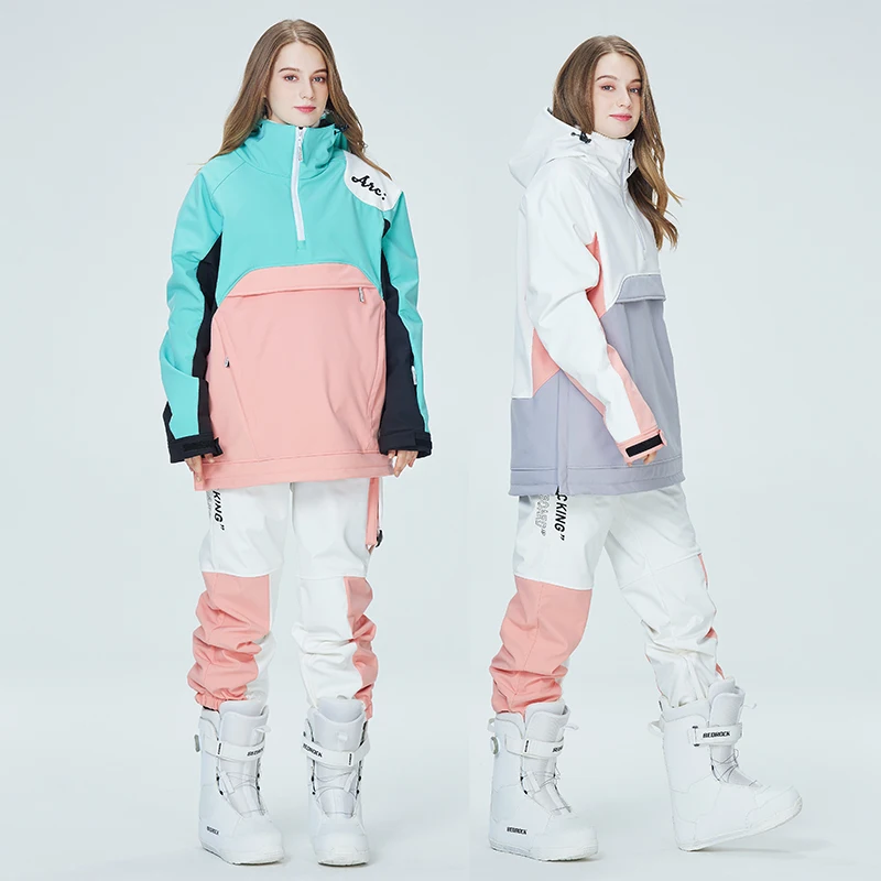 Ski Suit Sets for Men and Women, Snow Wear, Pullover, Snowboarding Clothing, Winter Outdoor Costume, Jackets and Pants, Unsex