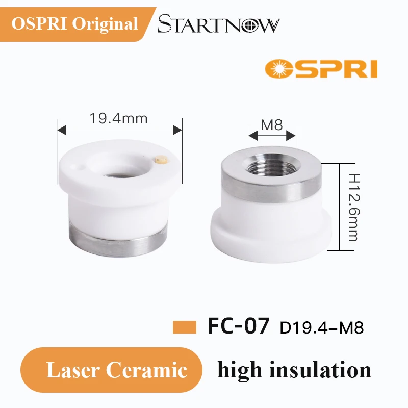 Startnow OSPRI Original Fiber Laser Ceramic Ring for Cutting Head Nozzle Holder Machine Replacement Parts Accessories