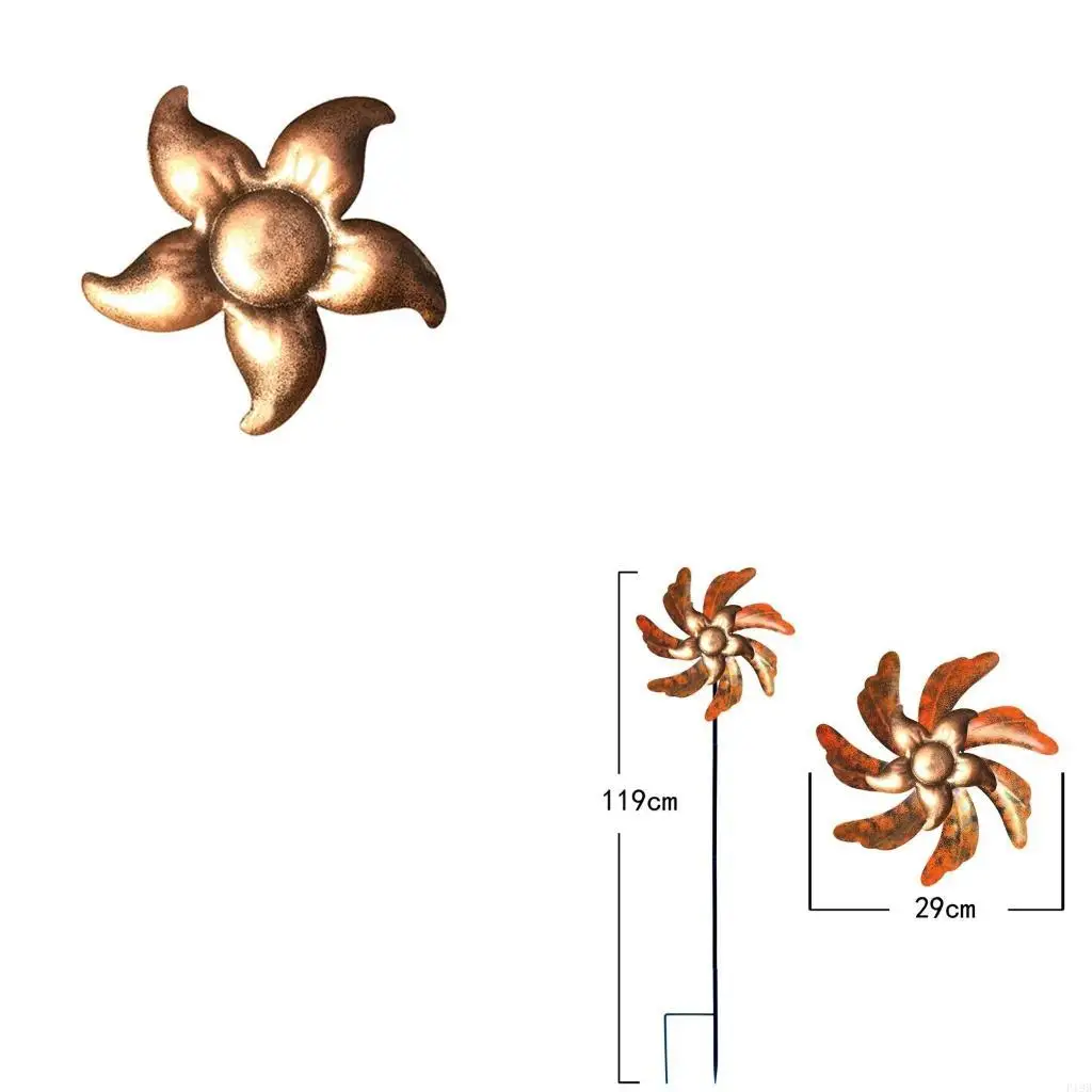 

F19B Большой металлический ветровой прядиль