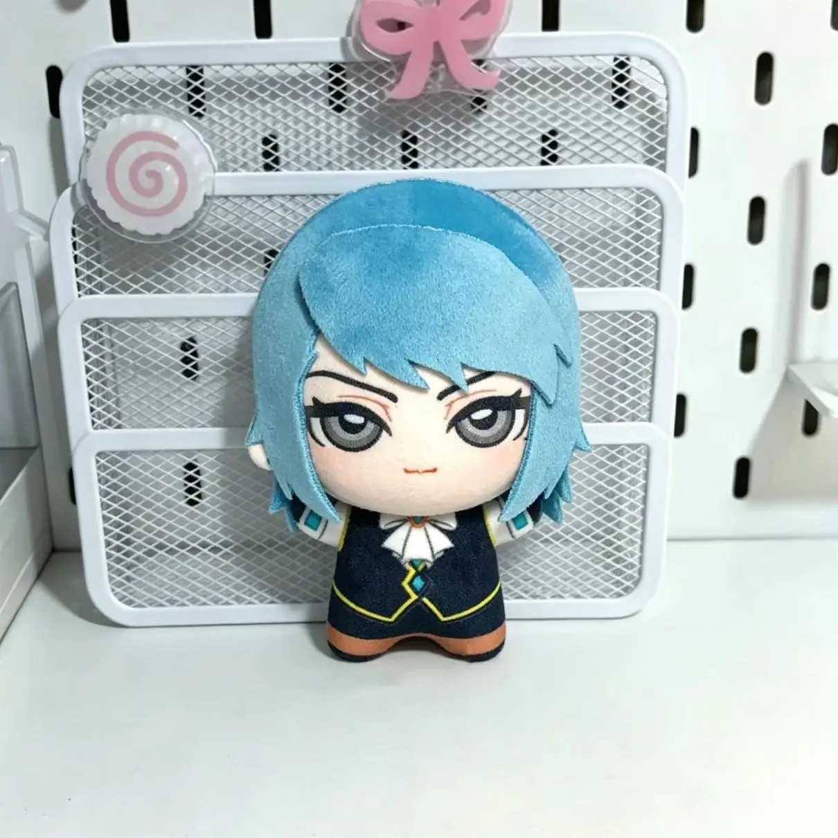 10cm Ace Attorney Mei Karuma & Mayoi Ayasato Nunu Body Cotton Doll Plush Keychain Anime Pendant Bag Charm Gift