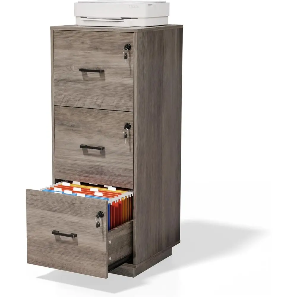 

Вертикальный картотечный шкаф формата Letter с замком, органайзер для домашнего офиса, деревянный высокий вертикальный шкаф для документов, подставка для принтера