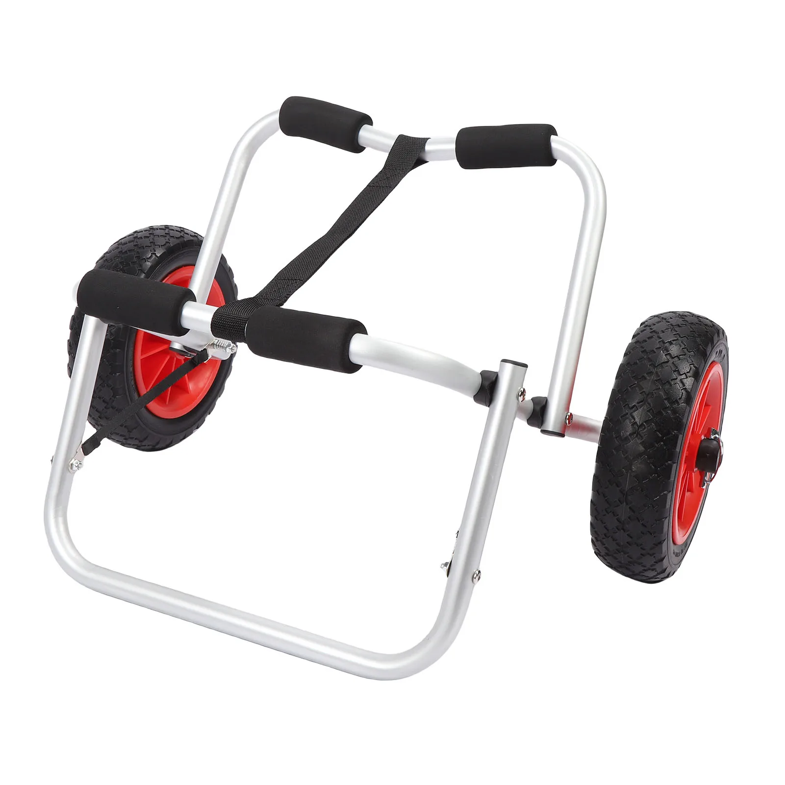 

Kayak Transport Trailer Kayak Trolley with 10 Inch Airless Tires Robust Anodized Aluminum Alloy for Floats Kayak Canoes