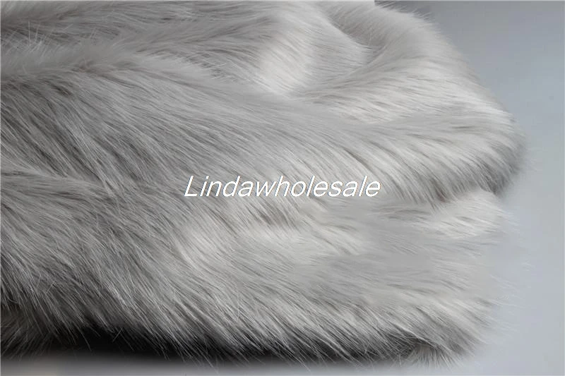 Wholsale imitation fox plush fur,cloth counter carpet material,faux fur fabric,160cm*50cm/pcs