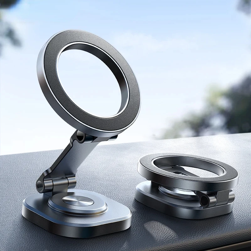 

rgnae Magnetic Car Mount 24 Strong Magnet 360° Rotation Foldable Phone Holder for Car For iPhone 15 14 13 12 Car Holder Mount
