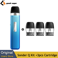 Original Geekvape Sonder Q Kit 1000mAh 20W Vape + 3pcs Extra 2ml Q Pod Cartridge 0.6/0.8/1.2ohm E Cigarette Optional