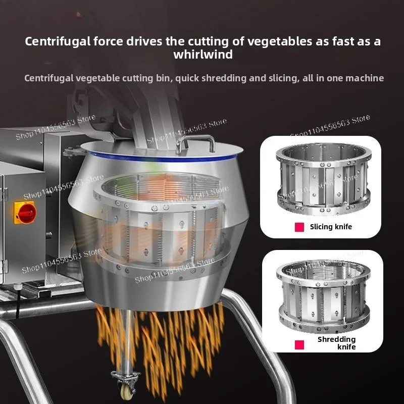 Multifunctional High-speed Slicer, Shredder, Commercial Vegetable Cutter, Potato, Radish, Vegetable Purification Line Matching