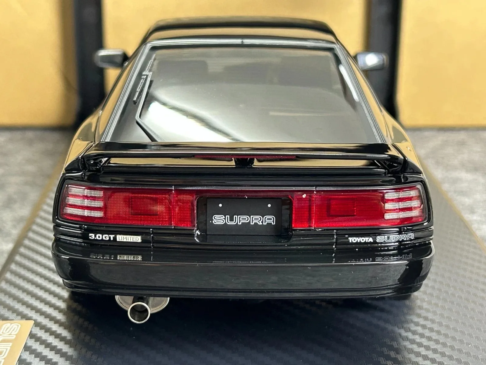 نموذج الإشعال 1/18 Supra 3.0GT LIMITED (MA70) أسود JDM IG3514