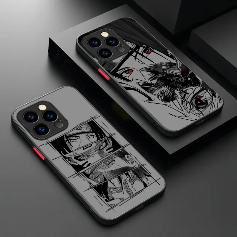 Anime N-Narutos Matte Hard Case for IPhone 17 Air 15 16E 16 Plus 14 13 12 11 Pro Max XR X XS Max SE 2020 Bumper Shockproof Cover