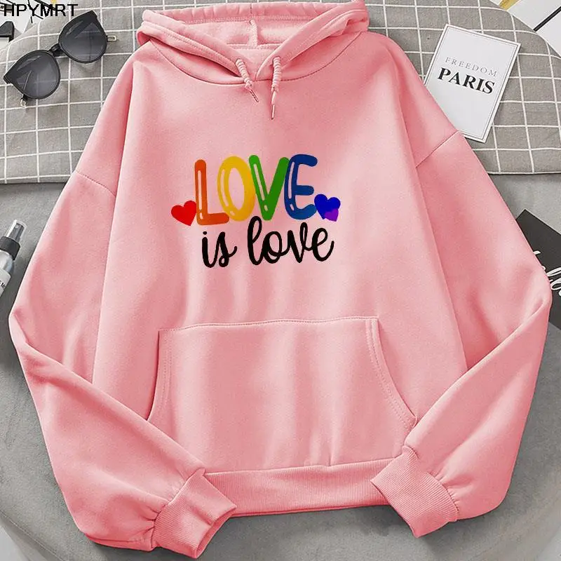 

Women's street Fashion Hoodie color letter Print Autumn Winter Clothes Woman Drawstring Pocket long sleeves thin fleece Hoodies