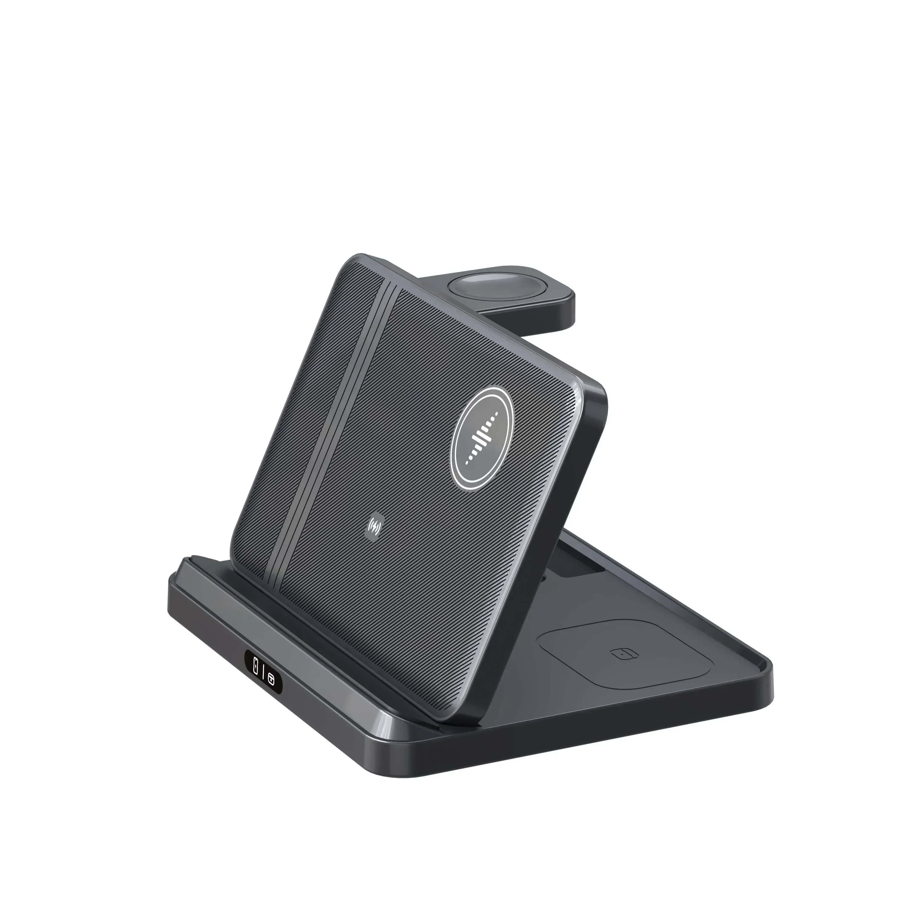 3-in-1 Faltbares Kabelloses Ladegerät für Samsung Z Flip/Z Fold 8 Ultra/7/6/5/ Galaxy Watch 9/8/7/6 Buds4/3 Pro Schnelllade-Station – Detail 9