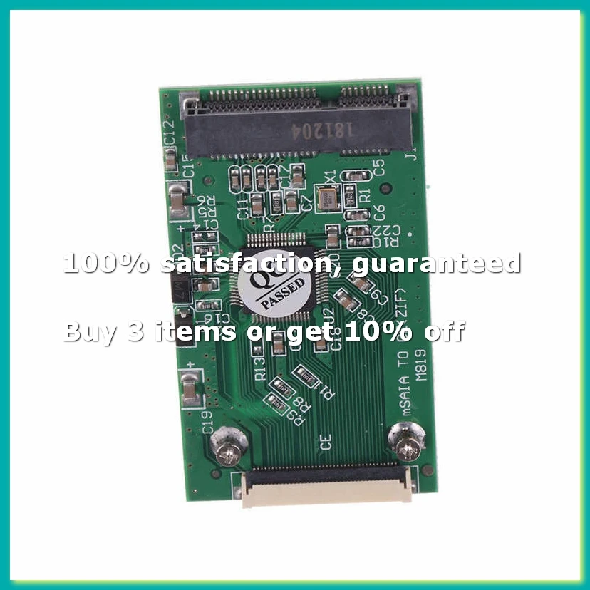 Mini Msata Pci-E 1.8 Inch Ssd To 40 Pin Zif Ce Cable Adapter Converter Card-DTA9