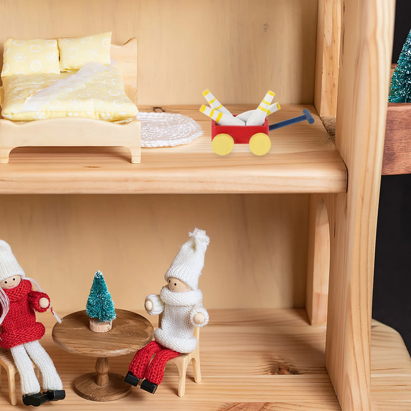 Carrinho de Mão de Madeira em - Kids Outdoor Doll House avaliação e preço