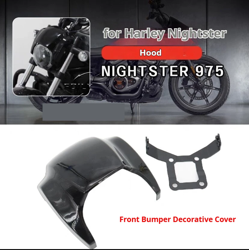 

Modified Parts Crash Bar Riser Passenger Seat Fairing Side Cover Cylinder Head Cover for Harley Nightster RH975 975