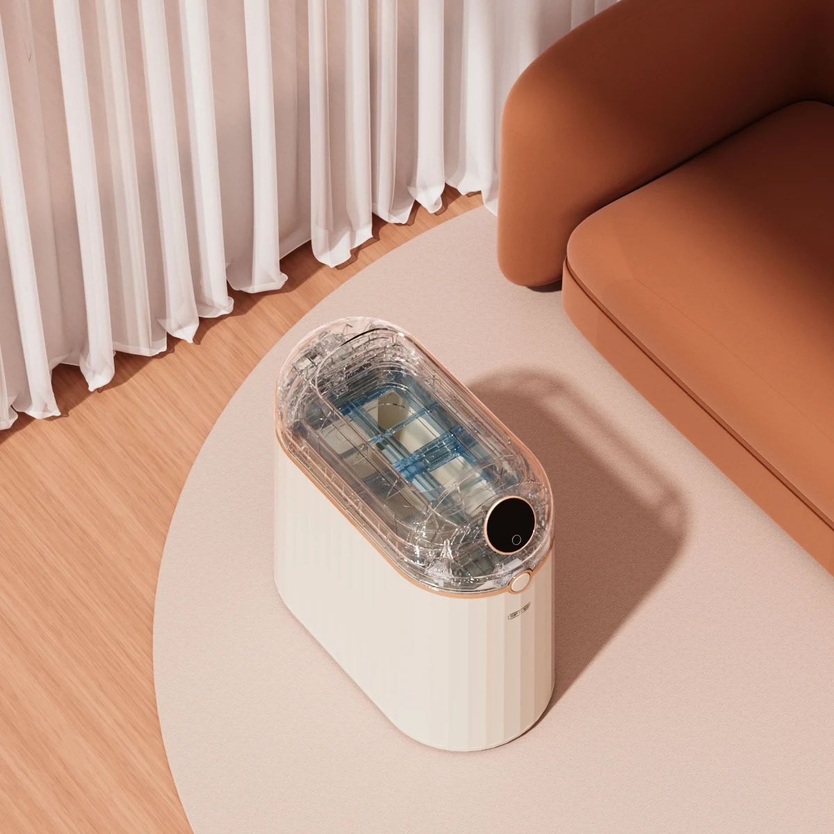 Automatic Trash Can 4 Gallon Self Sealing and Self-Changing Smart Trash Can