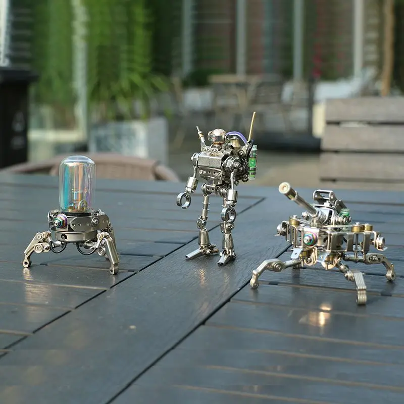 

Alloy mecha, metal assembling model, tide play 3d, building blocks, boys birthday gift