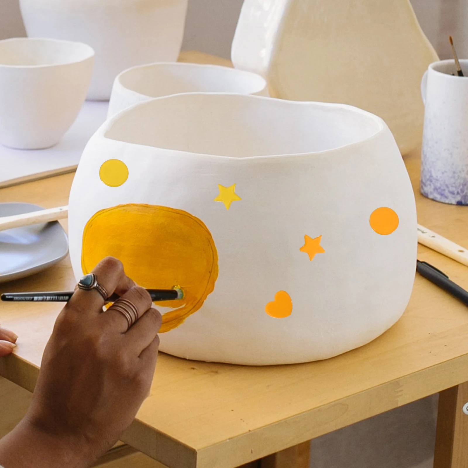 

1 Bag Ceramic Mosaic Pieces Smooth Surface Uniform Thickness for DIY Craft Projects Birthday Wedding Christmas Decor Colorful