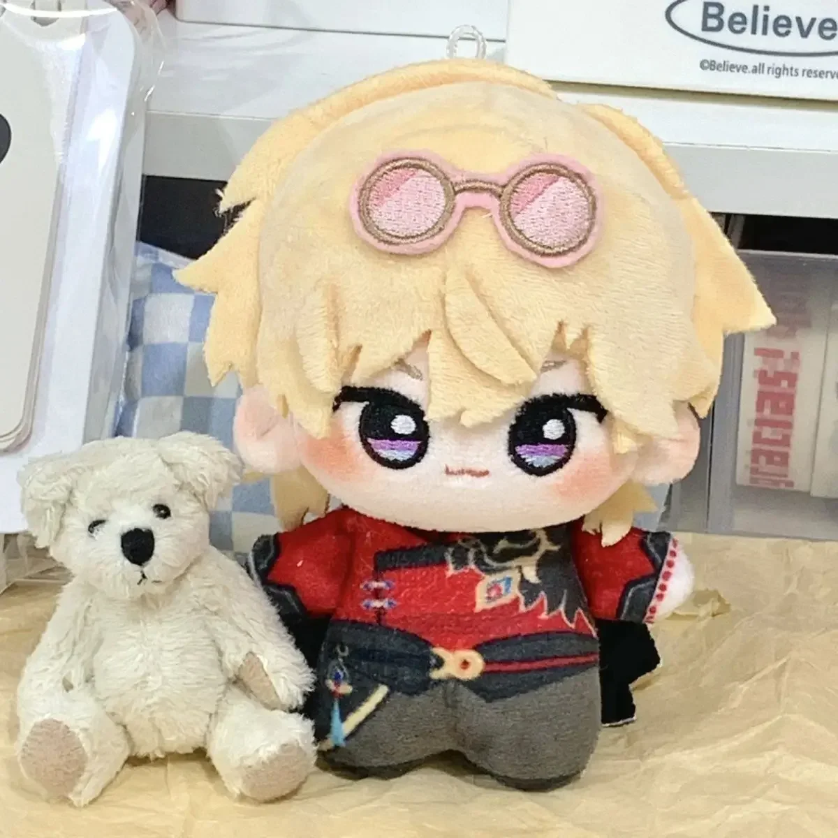 10 Cm Anime Honkai: Star Rail Aventurine Kawaii Cosplay doux Adorable corps en coton sac à dos pendentif en peluche porte-clés cadeau de noël