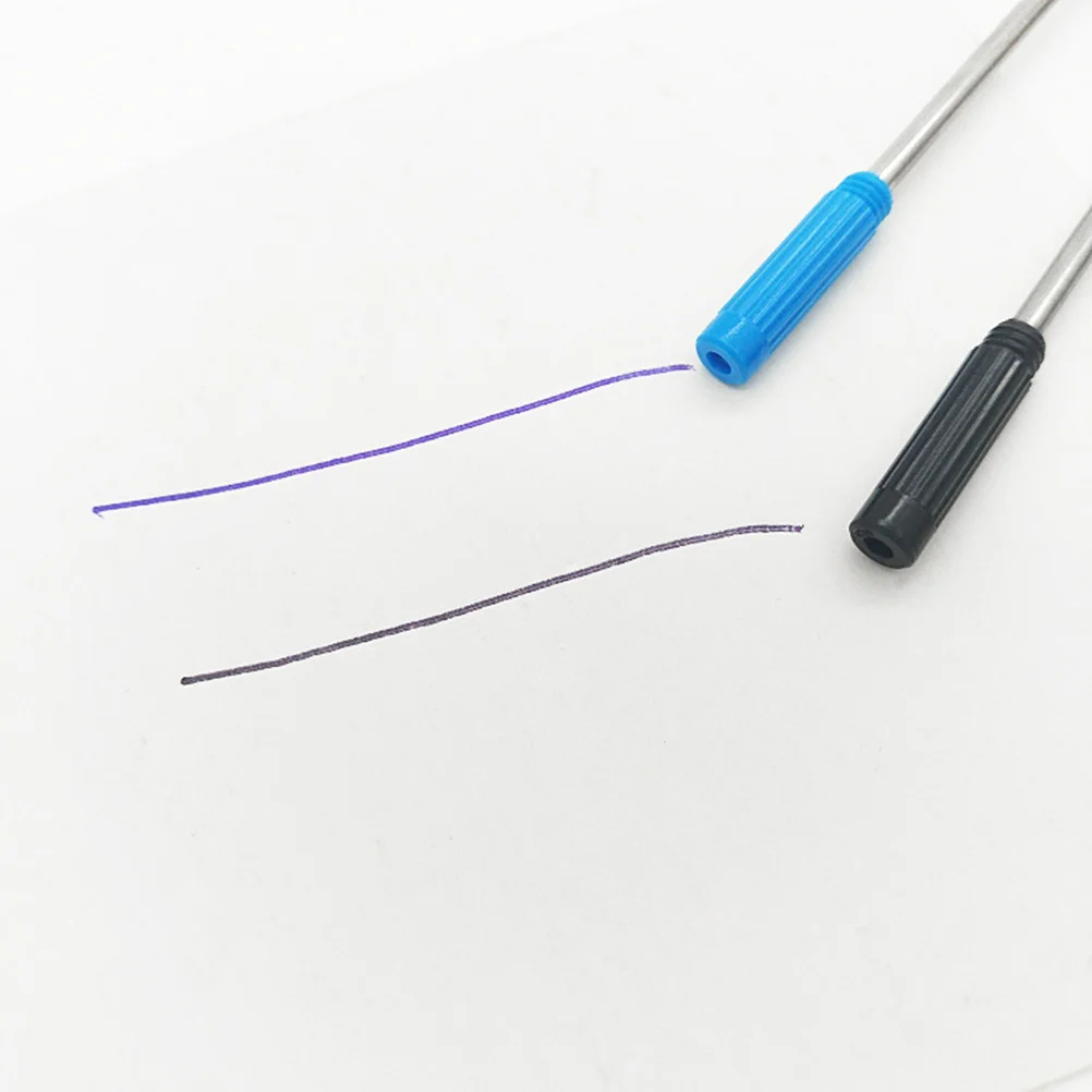 

20Pcs Ballpoint Pen Refills Metal 115Mm Black Ink Fine Point Suitable for Cross and Other Brand Pens Reliable Ink Refills