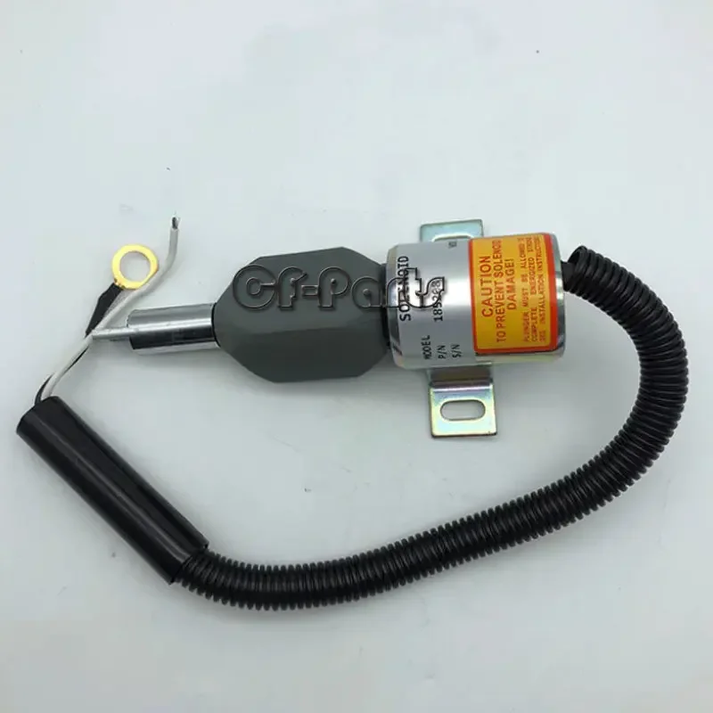 Fuel stop solenoid 185208 For Mustang MTL20 Track Loader Gehl CTL70 Isuzu 4JG1-TPA