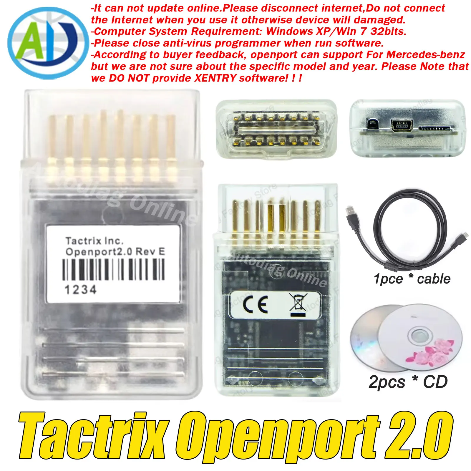 

Инструмент для настройки чипа ECU OBDII для Land Rover/Jaguar/Toyota/Mitsubishi/Subaru J2534 OBD2 ECU Flash сканер для Tactrix Openport 2,0