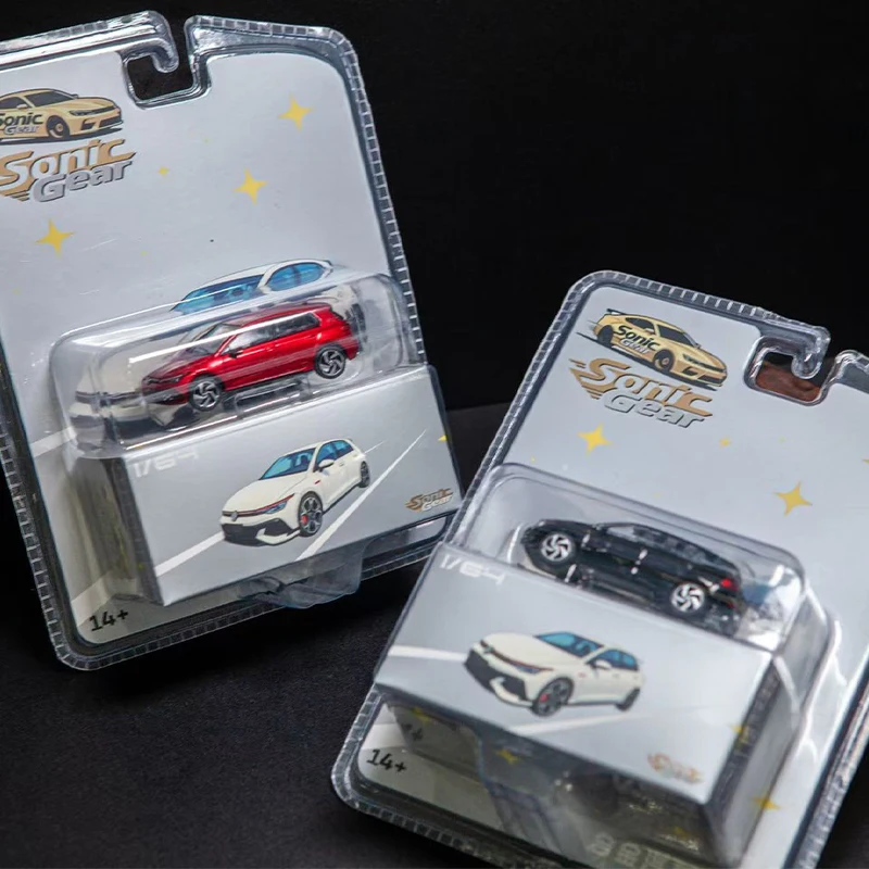 

Масштабная модель автомобиля 1/64 Golf MK8 GTI 2021 года, имитация из сплава, статическая коллекционная игрушка, подарок, сувенир, украшение