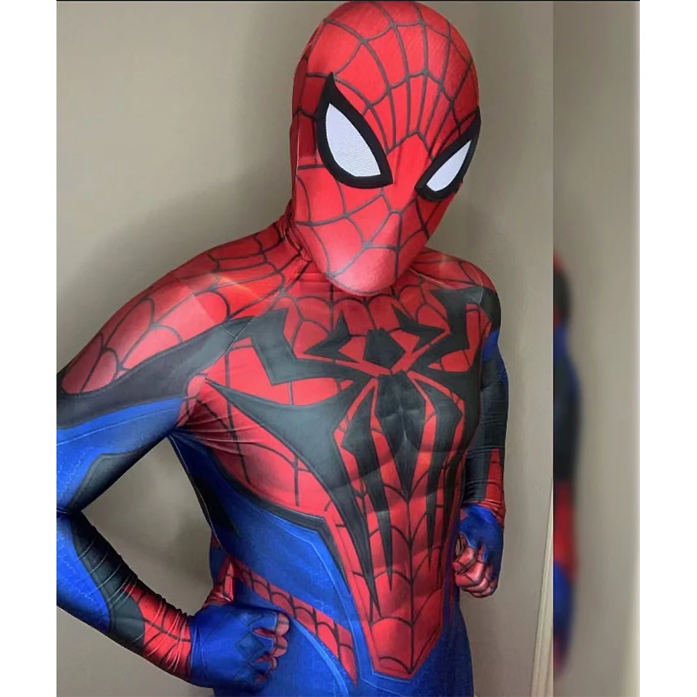 PS5 Riv als SM Cosplay Benjam BUG Costume Superhero 3D Printed Spandex Zentai Bodysuit Outfits Halloween Costume Man Adult view 2