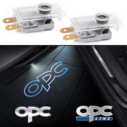 2Pcs Car Door Welcome Projector Lights Logo for OPEL Opc Opcline Insignia 2014 2015 2017 2009-2018 Ghost Shadow Lamp Accessories
