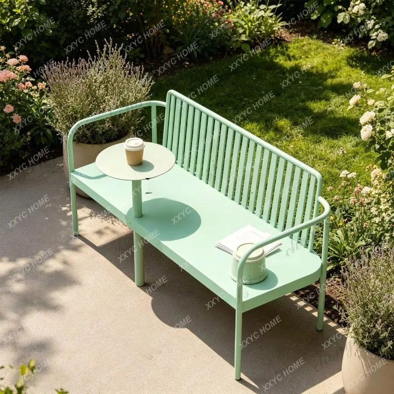 XXleisure chair with small table board Terrace courtyard Waterproof and sun protection Sales department Waiting rest chair