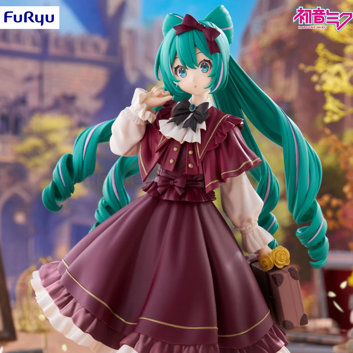 ฟูริว ของแท้ รุ่นเพ้นท์สีสำเร็จรูป ทริโอ-ไทร-อิท ฟิกเกอร์ ตัวละครพิอาโปร ฮัตสึเนะ มิคุ สไตล์คลาสสิกย้อนยุค ความสูง=190มม. ชุดประกอบโมเดล