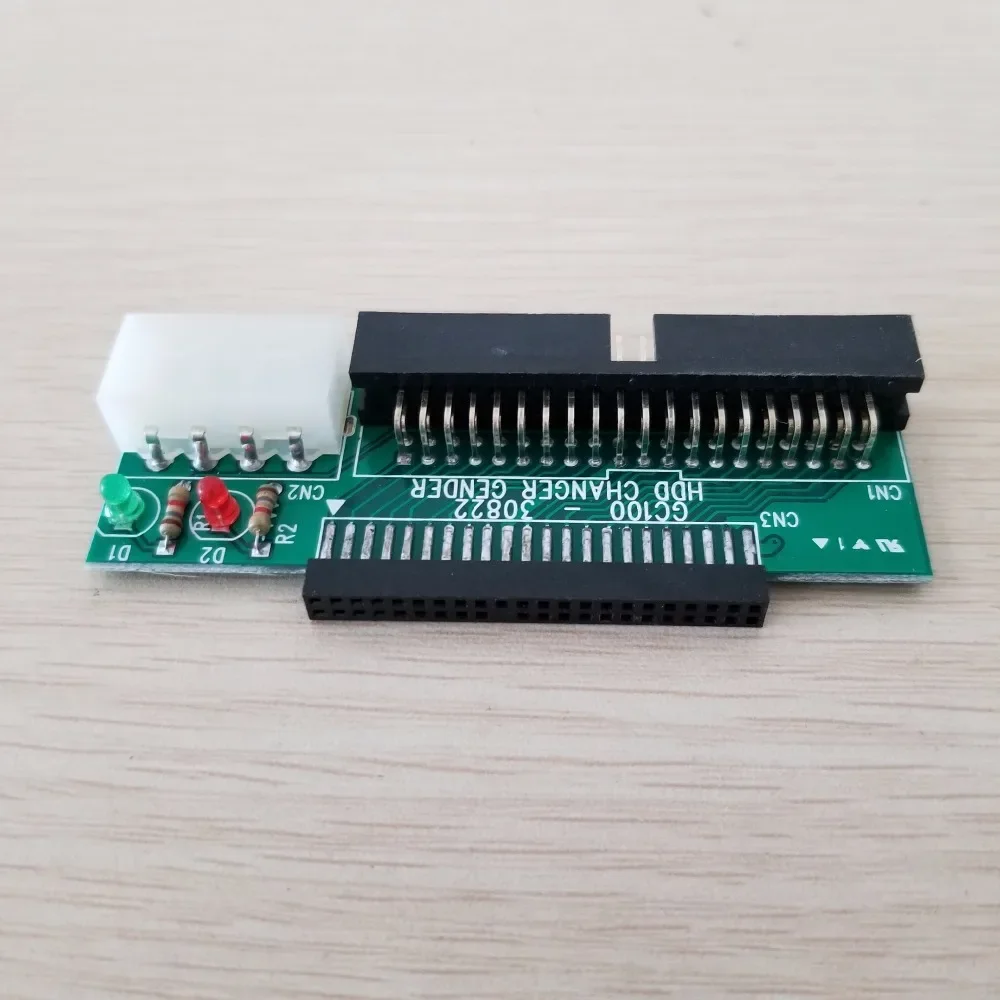 Carte adaptateur pour disque dur parallèle IDE 2.5 "à 3.5", 44 broches