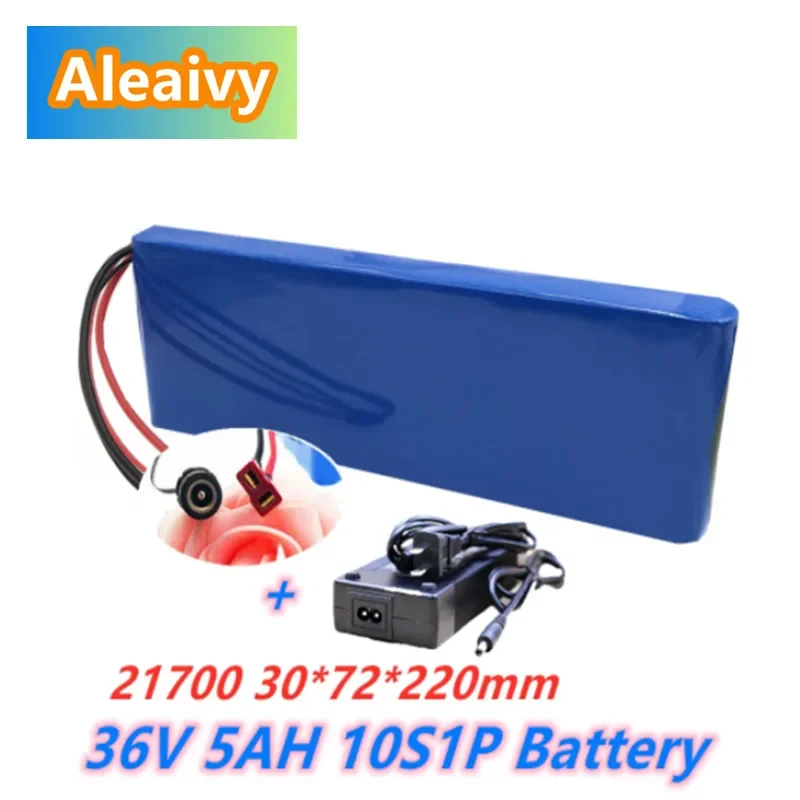 

new 36V battery 10S1P 5Ah 42V 5000mAh 21700 lithium ion battery pack ebike electric car bicycle scooter 20A BMS 500W +2A