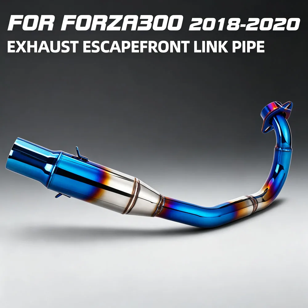 For Honda Forza300 NSS300 2018-2020 Motorcycle Exhaust Manifold Accessories Escape Headers Line Pipe 51MM Interface Front Tube