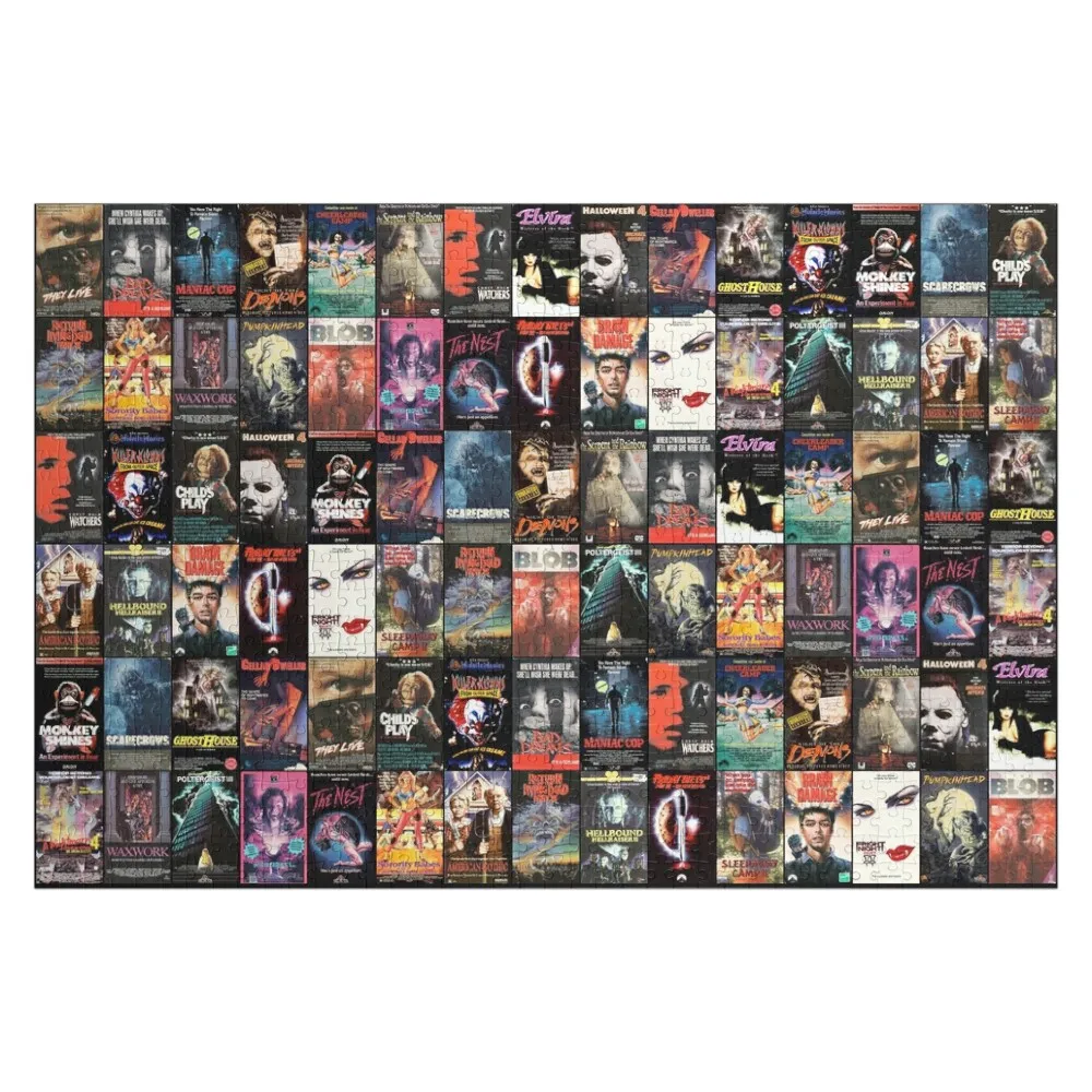 

RETRO HORROR VHS ARTWORK - 1988 Jigsaw Puzzle Children Custom Gift Puzzle