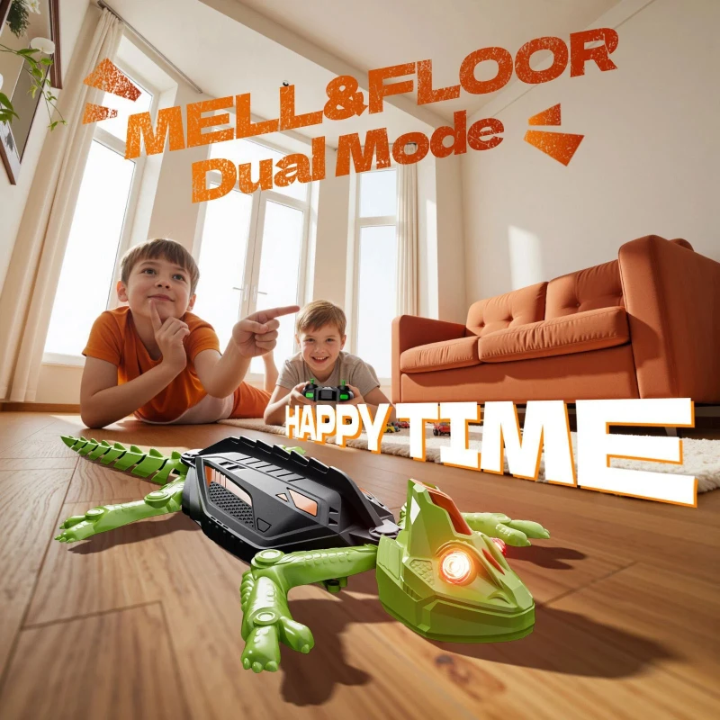 Pwall Playground Remote Control Wall Climbing Lizard Simulation Chameleon Gecko 2 4 Ghz Electric Climbing Vehicle Indoor