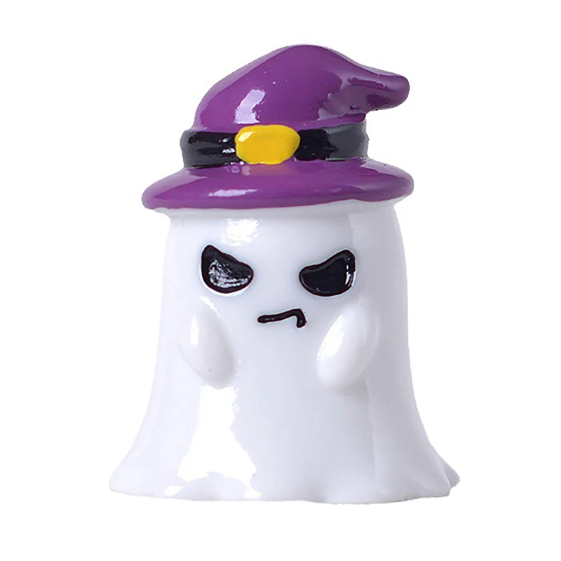 Cute Pumpkin Ghost Vampire Decoration Halloween Micro Landscape Miniature Figurines Resin Craft Mini Fairy Garden Ornaments