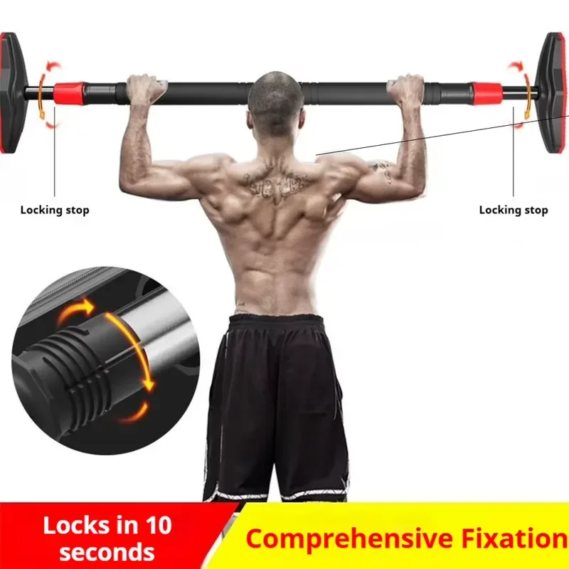 Portable Doorway Pull Up Bar Non Slip Home Gym Fitness Equipment Upper Body Strength Training Tool Compact Muscle Workout